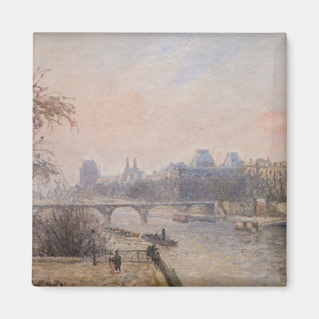 Camille Pissarro - The Seine and the Louvre Magnet (Front)