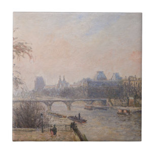 Camille Pissarro - The Seine and the Louvre Tile