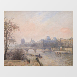 Camille Pissarro - The Seine and the Louvre Window Cling