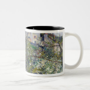 Camille Pissarro   The Vegetable Garden with Trees Two-Tone Coffee Mug