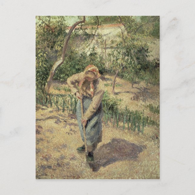 Camille Pissarro | Woman Digging in an Orchard, 18 Postcard (Front)