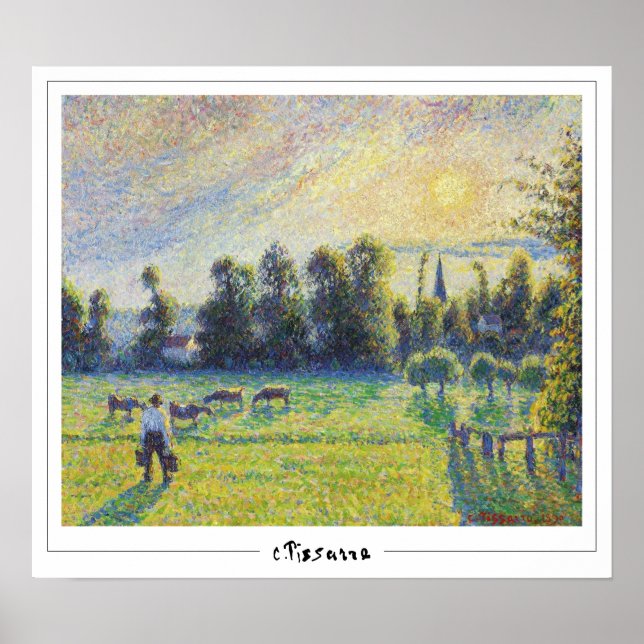 Camille Pissarro Zedign Art Poster #174-2 (Front)