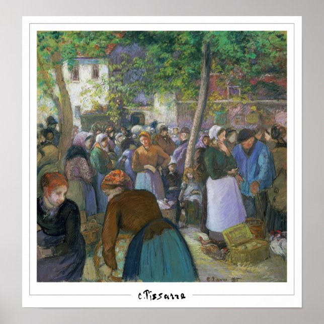 Camille Pissarro Zedign Art Poster #2 (Front)