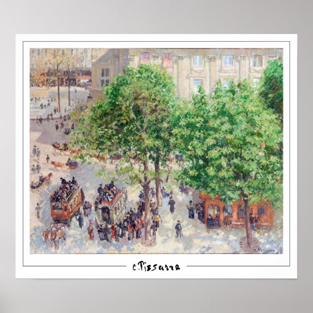 Camille Pissarro Zedign Art Poster #240-2 (Front)