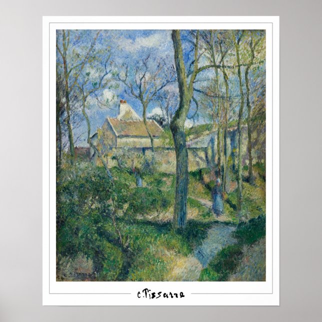 Camille Pissarro Zedign Art Poster #3 (Front)
