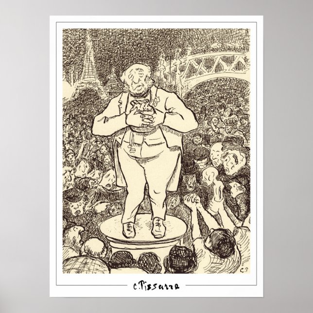 Camille Pissarro Zedign Art Poster #363-2 (Front)