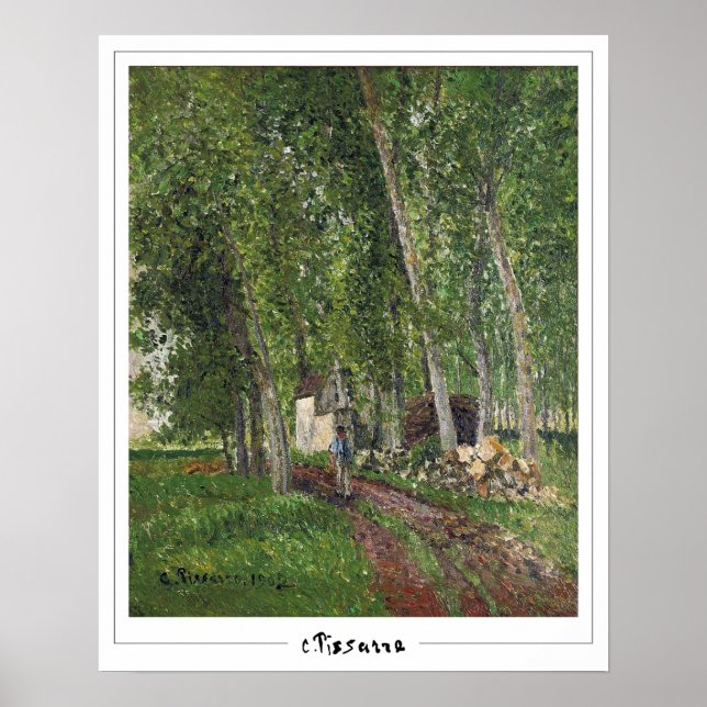 Camille Pissarro Zedign Art Poster #384 (Front)