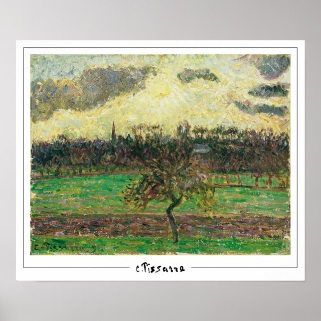 Camille Pissarro Zedign Art Poster #539 (Front)