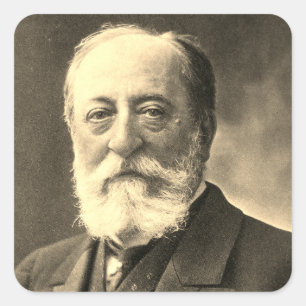 Camille Saint-Saëns (Nadar, photographer) Square Sticker