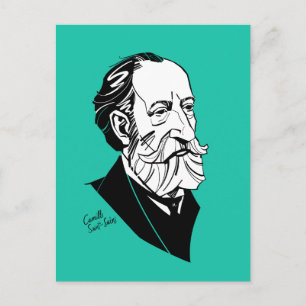 Camille Saint-Saëns Postcard