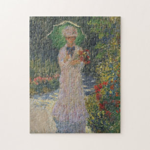 Camille with Green Parasol Monet Fine Art Jigsaw Puzzle