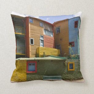 Caminito, La Boca, Buenos Aires Cushion