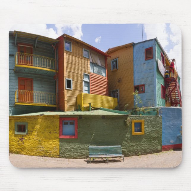 Caminito, La Boca, Buenos Aires Mouse Mat (Front)