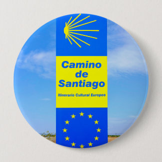 Camino de Santiago 10 Cm Round Badge