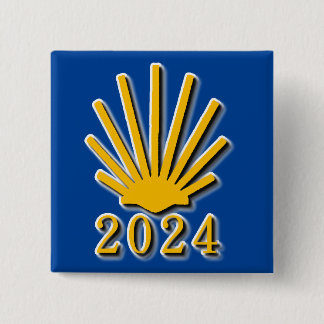 Camino de Santiago 2024 15 Cm Square Badge