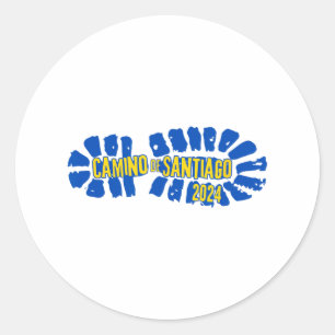 Camino De Santiago 2024 Hiking - Hiker Tops  Classic Round Sticker