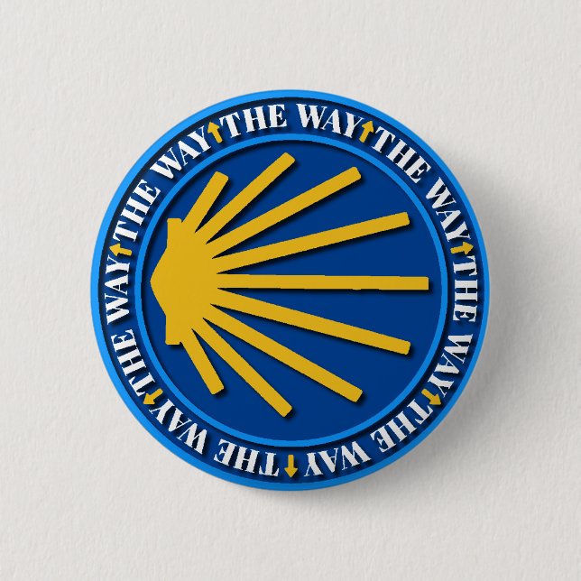 Camino de Santiago 6 Cm Round Badge (Front)