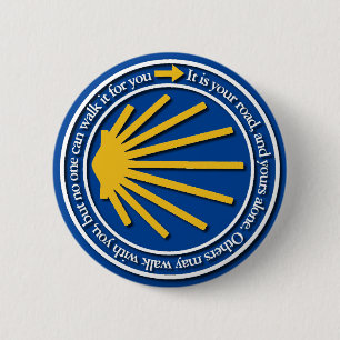 Camino de Santiago 6 Cm Round Badge