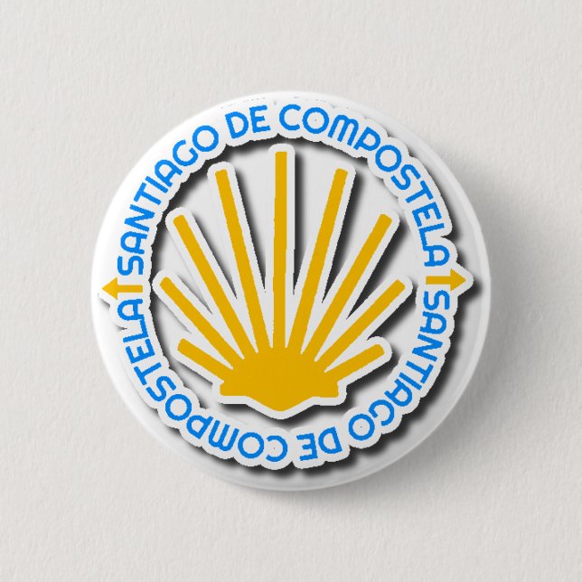 Camino de Santiago 6 Cm Round Badge (Front)