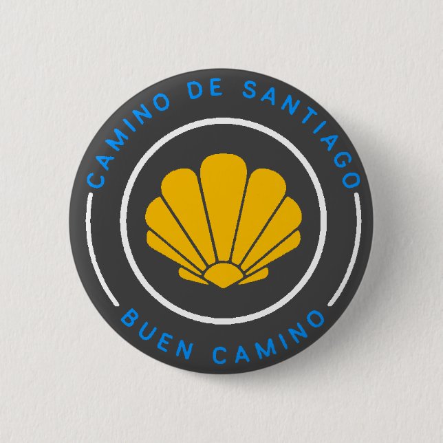 Camino de Santiago 6 Cm Round Badge (Front)