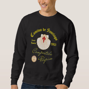 Camino de Santiago Anno Domini 2013 Scallop Shell Sweatshirt