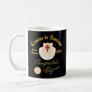 Camino De Santiago Anno Domini 2023 Scallop Shell Coffee Mug