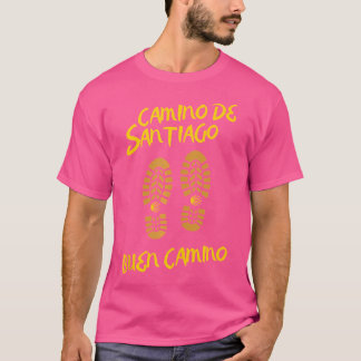 Camino De Santiago Buen Camino Hiking Boots Souven T-Shirt