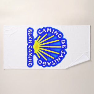 Camino de santiago buen camino Scallop shell Bath Towel Set
