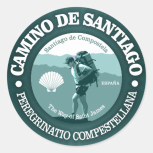 Camino de Santiago Classic Round Sticker