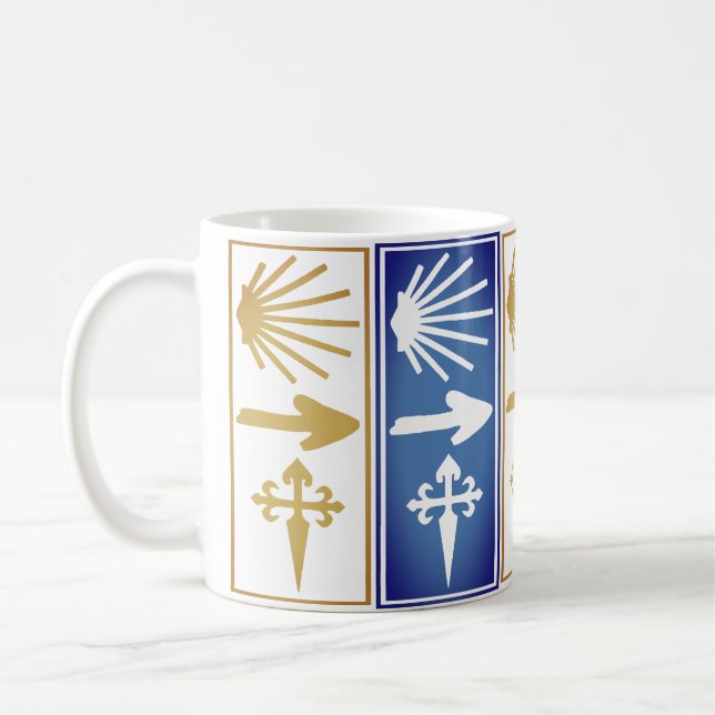 Camino de Santiago Coffee Mug (Left)