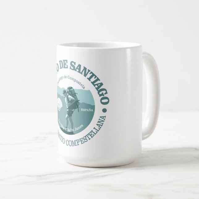 Camino de Santiago Coffee Mug (Front Right)