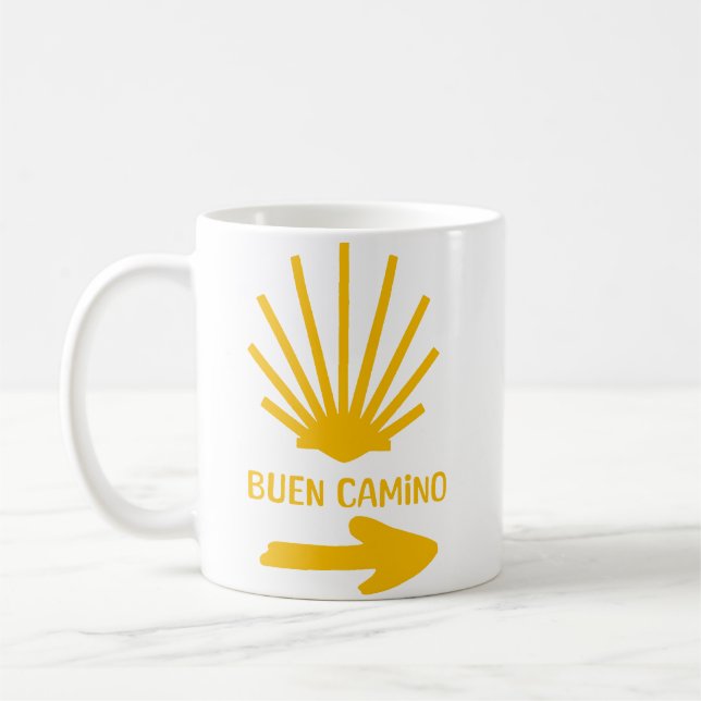 Camino de Santiago Coffee Mug (Left)