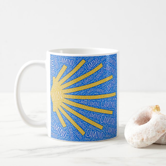 Camino de Santiago Coffee Mug (With Donut)