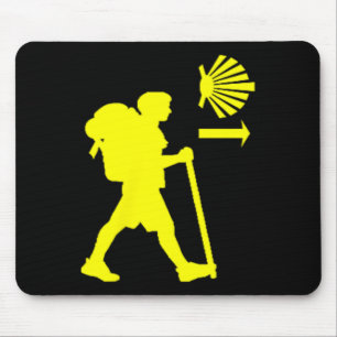 Camino De Santiago De Compostela Spain Pilgrim Hik Mouse Mat