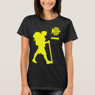 Camino De Santiago De Compostela Spain Pilgrim Hik T-Shirt
