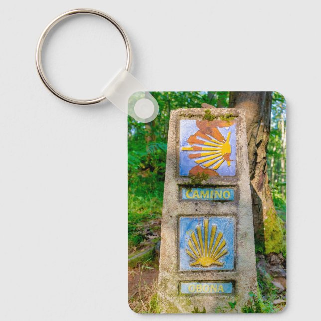 Camino de Santiago Key Ring (Front)
