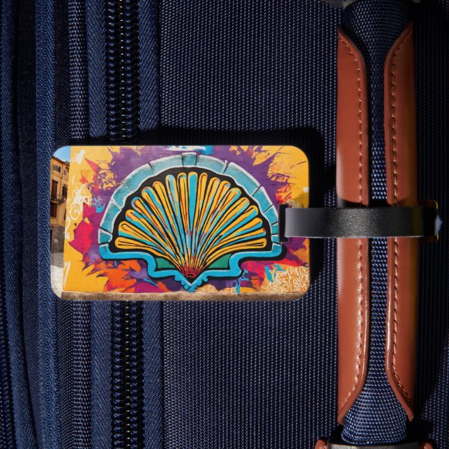 Camino de Santiago Luggage Tag (Back Insitu 2)