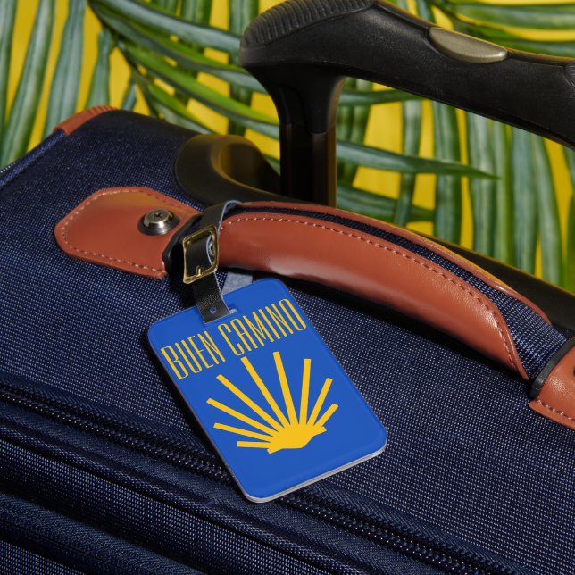 Camino de Santiago Luggage Tag (Front Insitu 1)