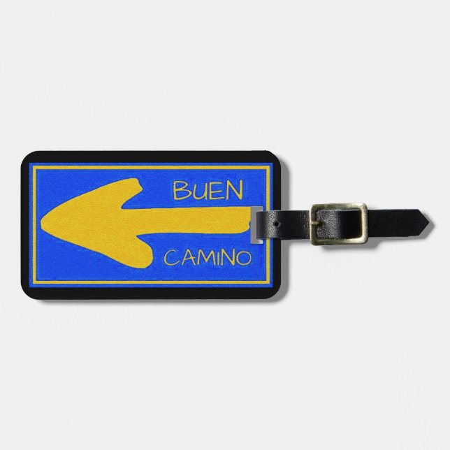 Camino de Santiago Luggage Tag (Front Horizontal)