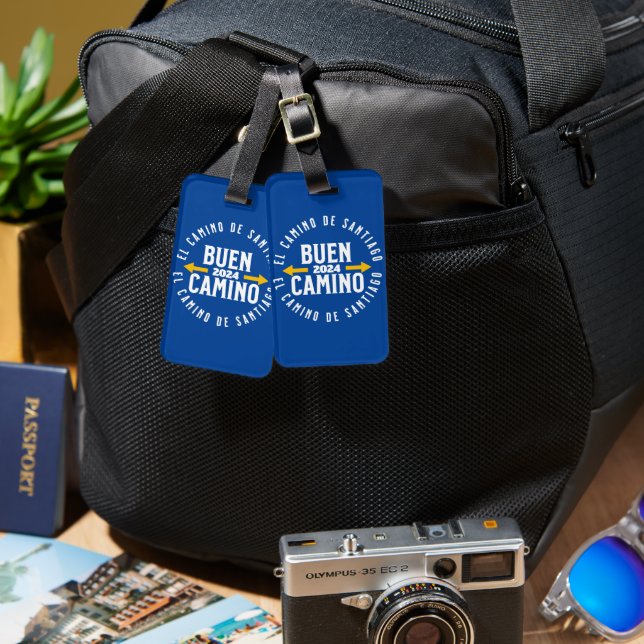Camino de Santiago Luggage Tag (Front & Back)