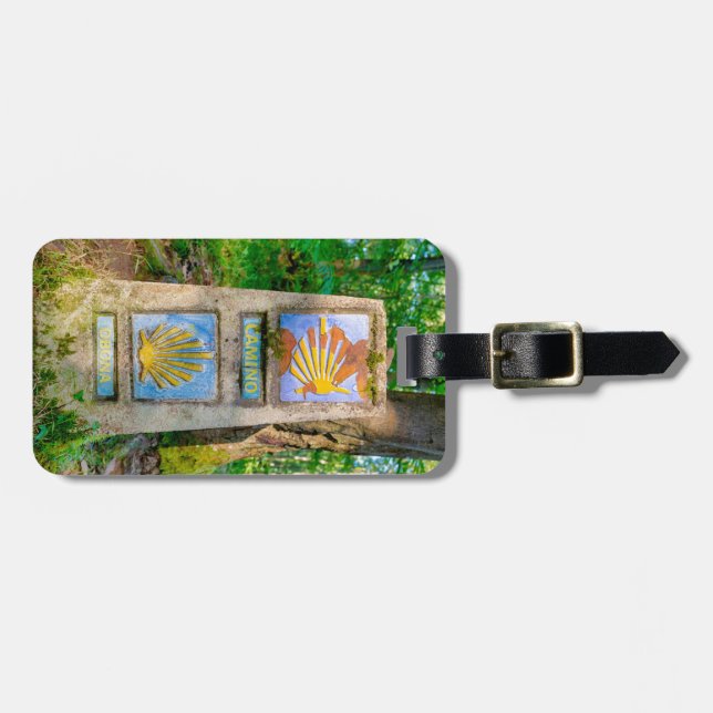 Camino de Santiago Luggage Tag (Front Horizontal)