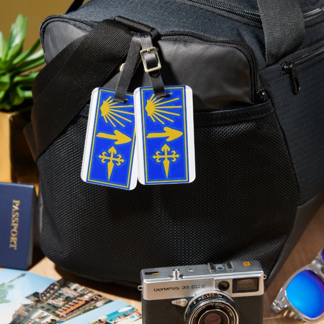 Camino de Santiago Luggage Tag (Front & Back)