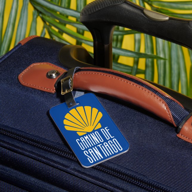 Camino de Santiago Luggage Tag (Front Insitu 1)