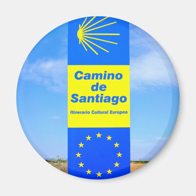 Camino de Santiago Magnet (Front)