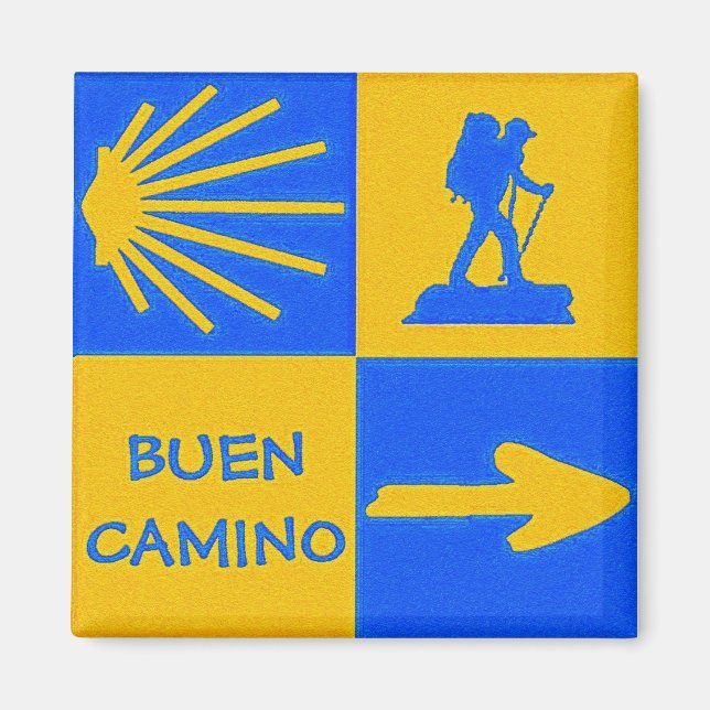 Camino de Santiago Magnet (Front)