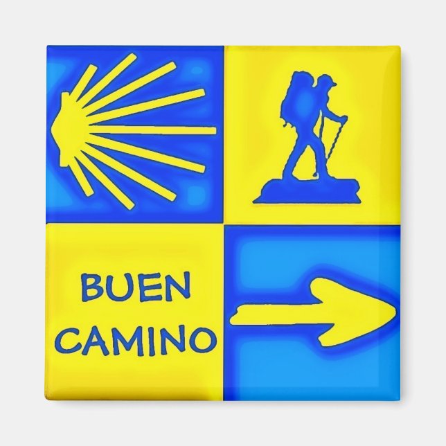 Camino de Santiago Magnet (Front)