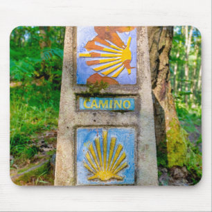 Camino de Santiago Mouse Mat