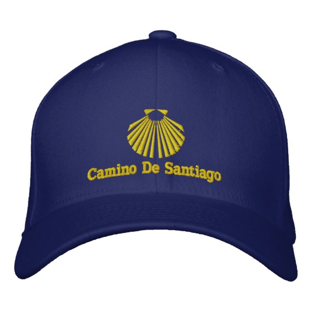 Camino de  Santiago pilgrim Embroidered Hat (Front)