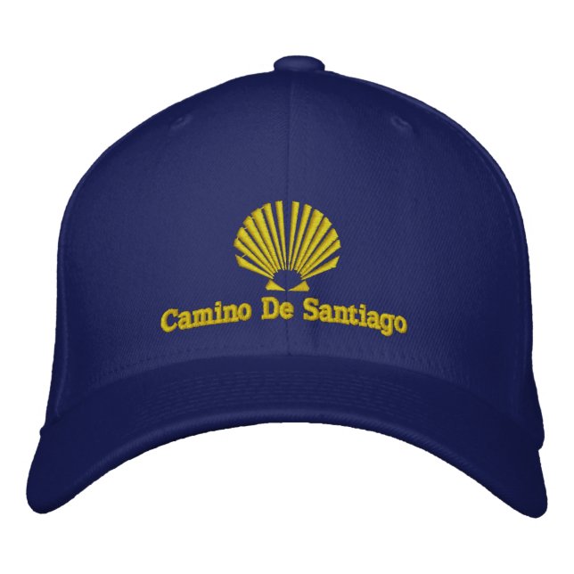 Camino de  Santiago pilgrims Embroidered Hat (Front)