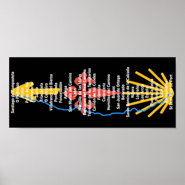 Camino de Santiago Poster (Front)